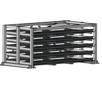 Стеллаж кассетный для листового металла Shelf  3,0х1,5_3т_5к