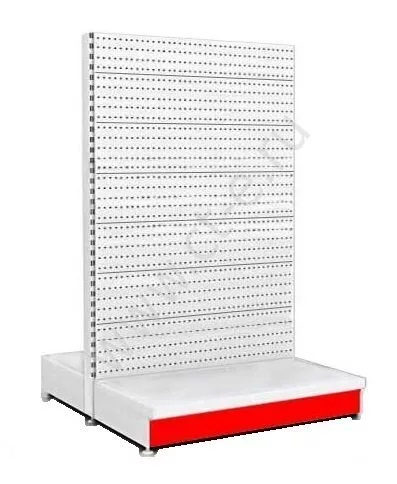 Стеллаж торговый островной 1500*1000*1070 с перфорацией