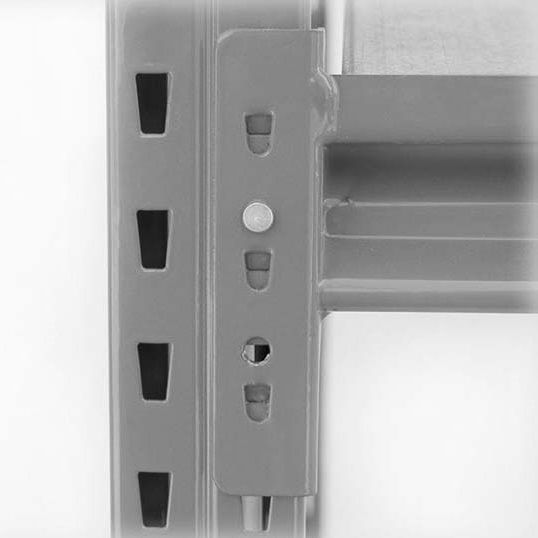 Стеллаж СФМ 2500х1750х800 (4 яруса с настилом), цинк (С)