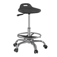 Табурет промышленный на ГЛ с кольцом для ног ICS-2R