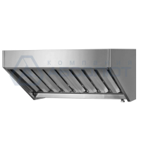 Зонт вытяжной пристенный, открытый ЗВОн - 2000*700*400 "Norma Inox"