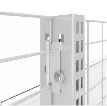 Стеллаж Нордика сетчатый островной 2000-1250-1070, 8 полок