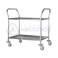 Тележка для сервировки ТДСп - 900х600х860 «Profi Inox», 2 уровня