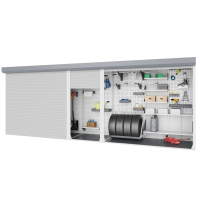 Шкаф роллетный, трехсекционный 1500х5250х600