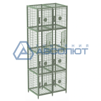 Шкаф для сумок с дополнительной секцией