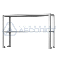 Полка-надстройка настольная ПННн - 1000*400*800 Norma Inox, нерж., 2 уровня