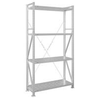 Стеллаж MS U 2000x1000x400 мм, 4 полки перфорация