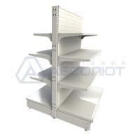 Стеллаж торговый островной Нордика 1500-1000-1070, 8 полок