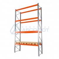 Стеллаж паллетный СТСМ 5000х2700х1000 (4 яруса), усиленный