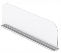 Разделитель пластиковый, высотой 150 мм на Т-основании c магнитным скотчем