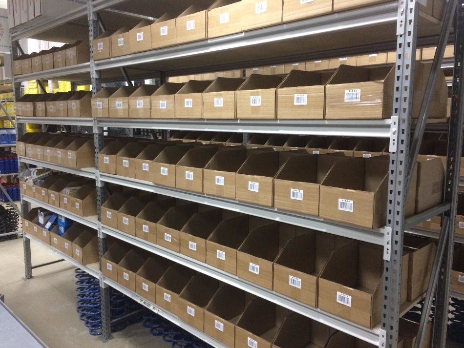 среднегрузовые стеллажи сфм для склада от Абсолют