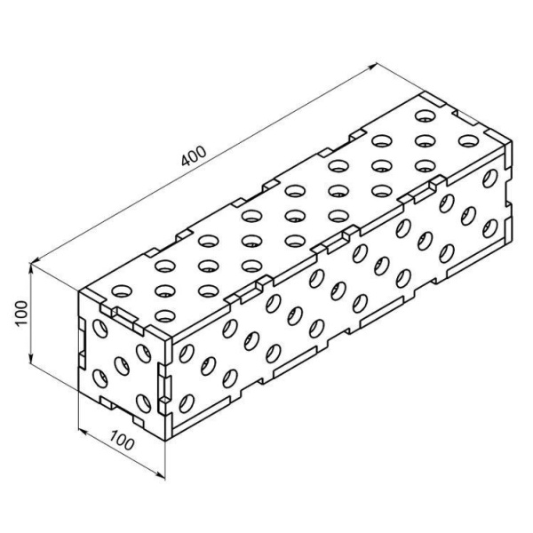 Блок соединительный 400х100х12