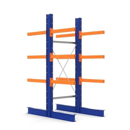 Стеллаж консольный двухсторонний СК 120, высотой 2500 мм от компании Абсолют