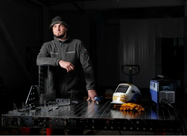 Стол сварочный Keepler-Stan 2000x600x100, 8 мм, с опорами