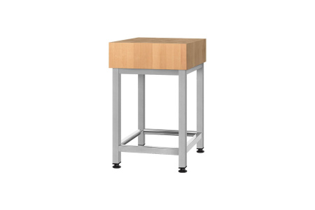 Подставка для рубки мяса ПДМп - 500*500*800 Profi Inox