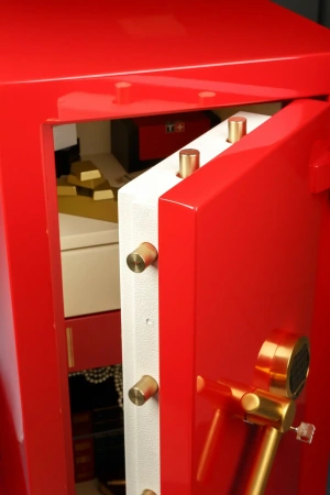 Сейф взломостойкий VALBERG РУБЕЖ 99 EL GOLD (красный) от компании Абсолют