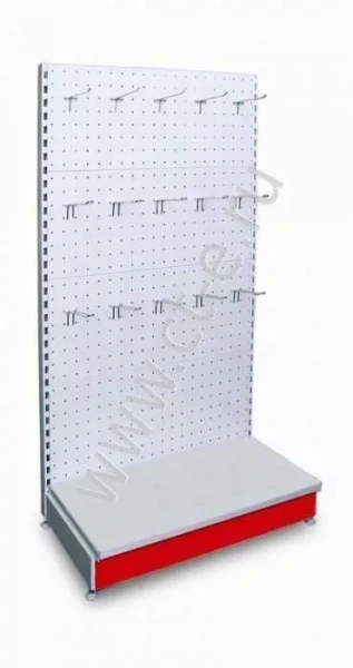 Стеллаж торговый перфорированный 200*600*500
