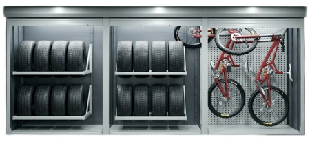 Шкаф роллетный, трехсекционный 1500х4650х900 от компании Абсолют