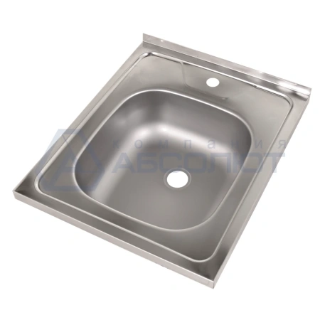 Рукомойник технологический напольный РТНн 500х600х860 «Norma Inox» (борт, отв. д/смесит.) от компании Абсолют