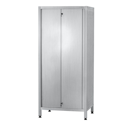 Шкаф кухонный ШЗКп - 1800х1200х500 Profi Inox (двери-купе, 2 сплошные полки)