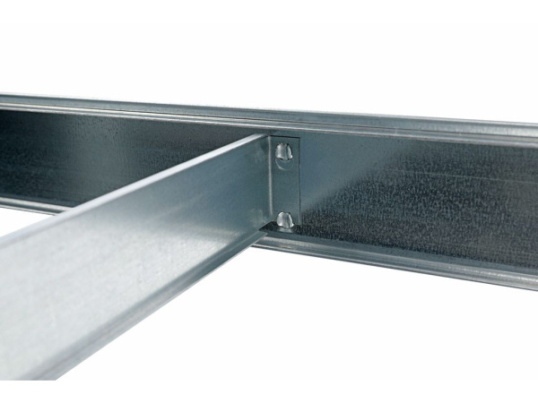 Стеллаж металлический SB 1153х688х525 для хранения 8 шин, оцинкованный