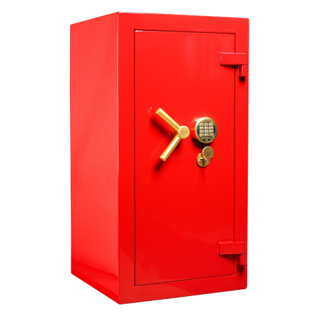 Сейф взломостойкий VALBERG РУБЕЖ 99 EL GOLD (красный) от компании Абсолют