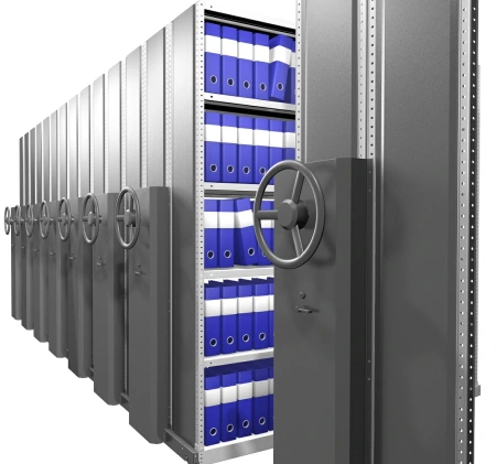 Стеллаж передвижной архивный от компании Абсолют