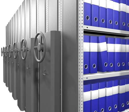 Стеллаж передвижной архивный от компании Абсолют