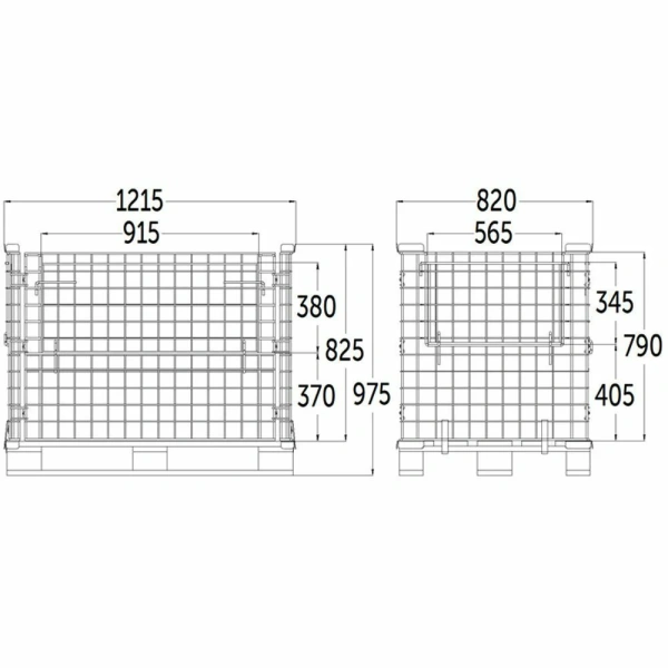 Бокс паллетный №1 (хром)