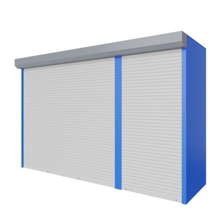 Шкаф роллетный, двухсекционный 1700x2500x600 от компании Абсолют