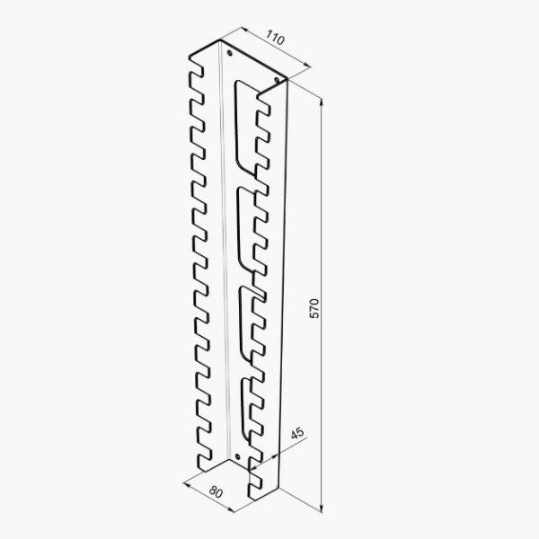 Панель для ключей (15 предметов)