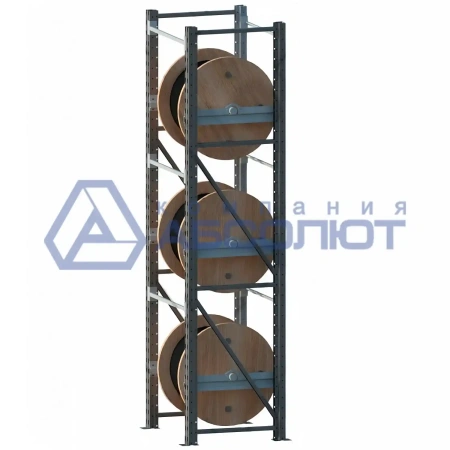 Стеллаж катушечный облегченный от компании Абсолют