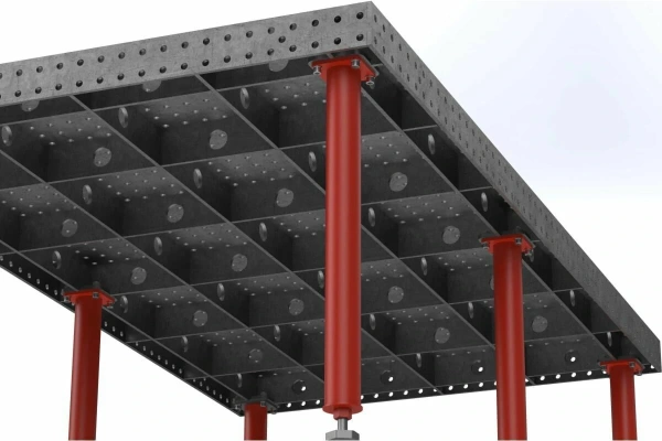 Стол сварочный Keepler-Stan 2000x1000x150, 8 мм, с опорами