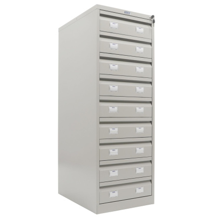 Картотека металлическая ПРАКТИК AFC-09C от компании Абсолют