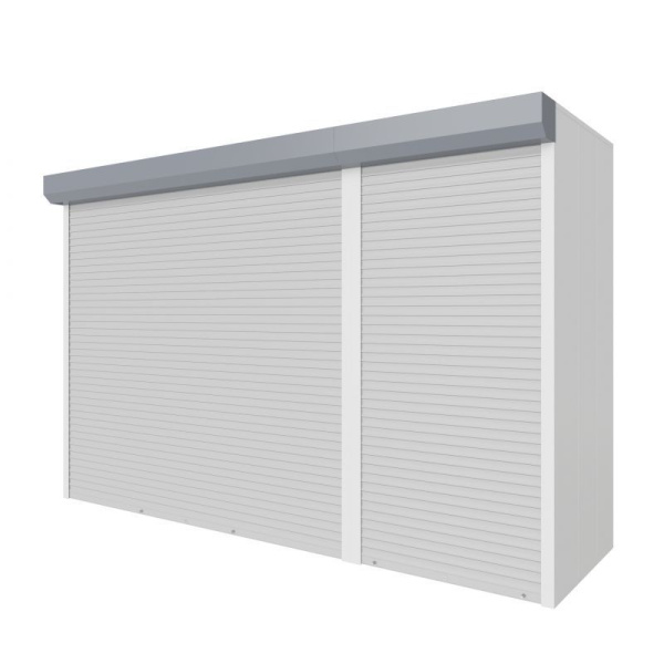 Шкаф роллетный, двухсекционный 1700х3400х900