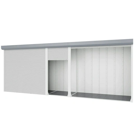 Шкаф роллетный, трехсекционный 1500х4350х600 от компании Абсолют