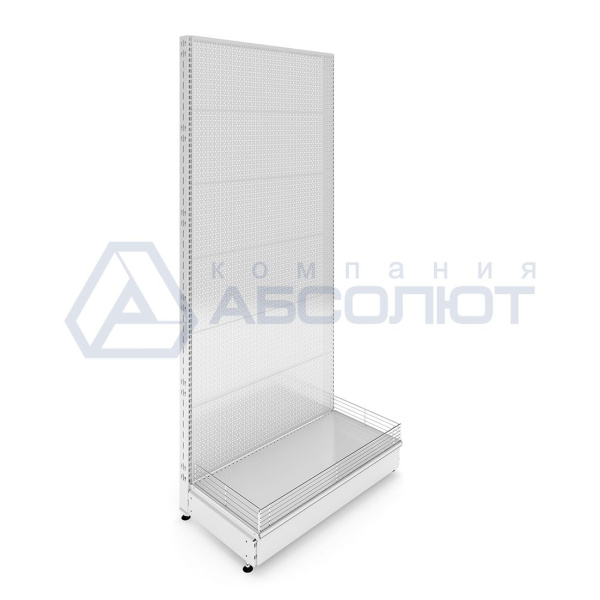 Стеллаж торговый с перфорацией Нордика, 2000-665-500 мм