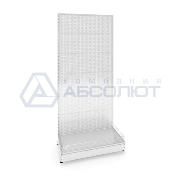 Стеллаж торговый с перфорацией Нордика, 2400-1330-500