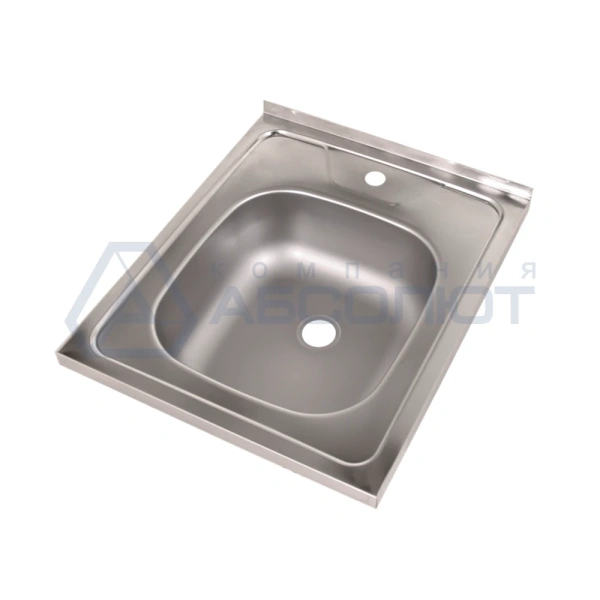 Рукомойник технологический напольный РТНб 500х600х860 «Base» (борт, отв. д/смесит.)