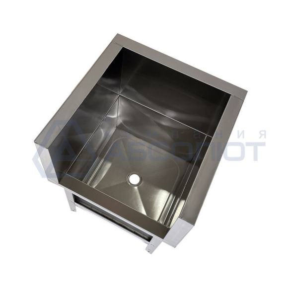 Ванна моповая сварная ВМСн - 700*700*500 (800) "Norma Ral", облицовка П-образная