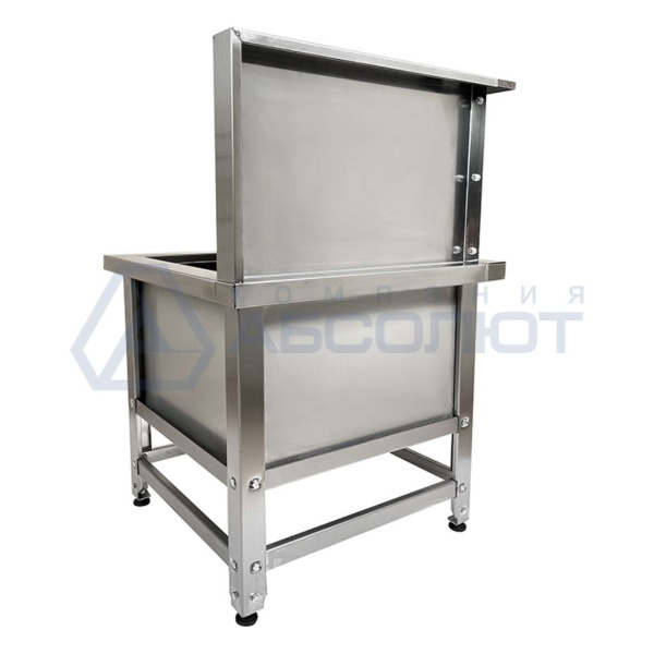 Ванна моповая сварная ВМСн - 700*700*500 (800) "Norma Ral", облицовка Г-образная